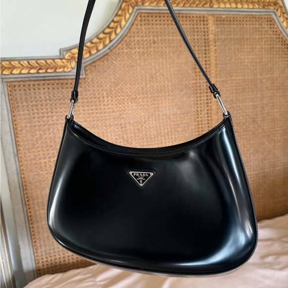 Prada Handbags - Prada Cleo Brushed Leather Shoulder Bag Excellent Condition